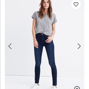 Madewell High Rise Skinny in Hayes Wash